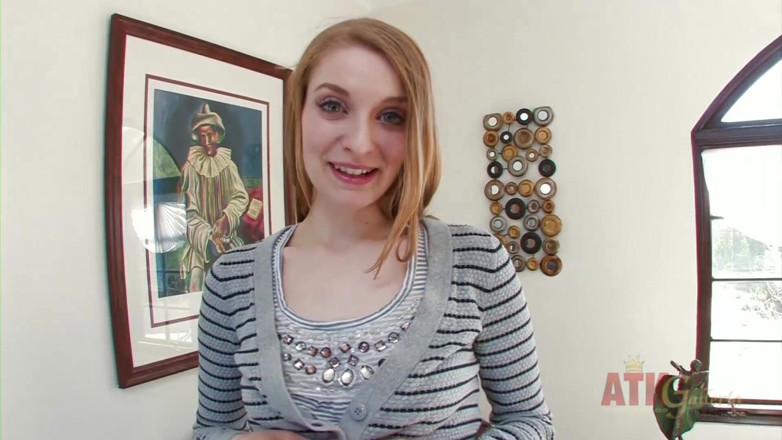 ATKIngdom Fans: Atractive Ela Darling strips and masturbates at casting
