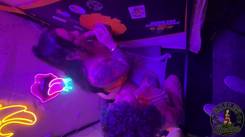 Sharedwife90: Bailey Boston &amp; Kennedy Starling Share Bwc at Gloryhole