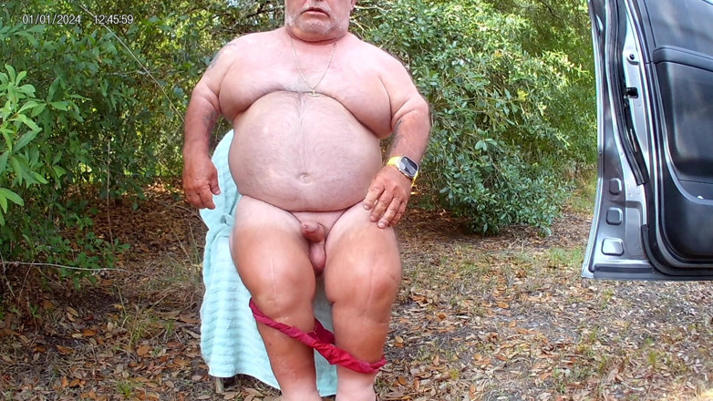 Mark Fletcher: Mark Fletcher Eating My Cum Again in the Woods
