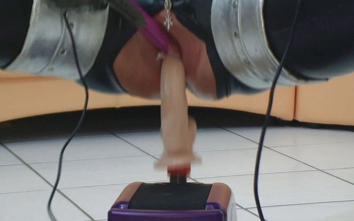 Rubber &amp; Clinic Studio - 1ATOYS: Masturbation in rubber with the fuckingmachine