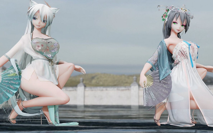 MikuMotion: Yan He Luo Tianyi Menghantar Mingyue ke Striptis Hanfu yang...
