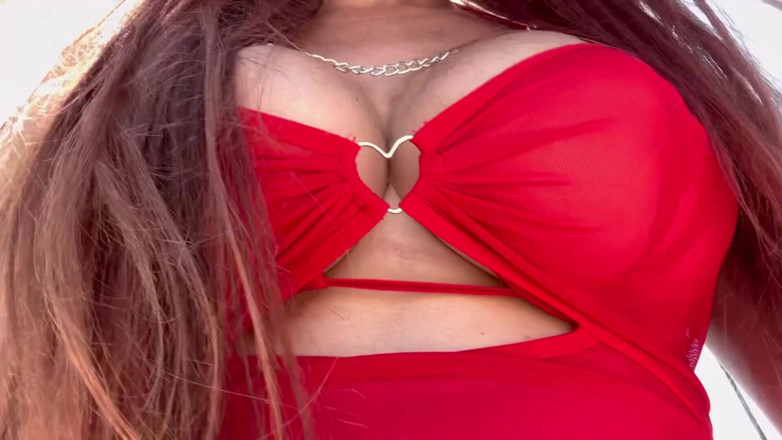 Artemisia Love: Artemisia Love Walking Outdoor Big Juicy Boobs Close up Outdoor...