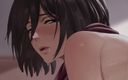Velvixian_2D: Mikasa Fucked by Eren (english Voice)