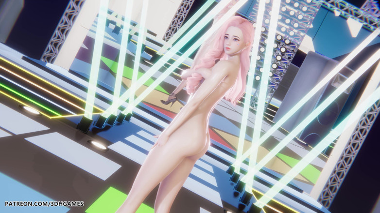 3D-Hentai Games: Mmd Twice - I Can't Stop Me Seraphine Sexy Striptease League...