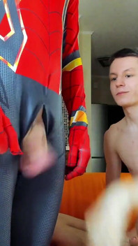 Play and Jerk off Your Superhero's Dick!