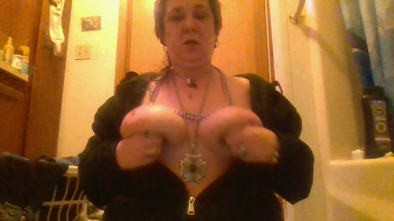 krazykristin: You Asked for Boob Here Are My Big Saggy Titties