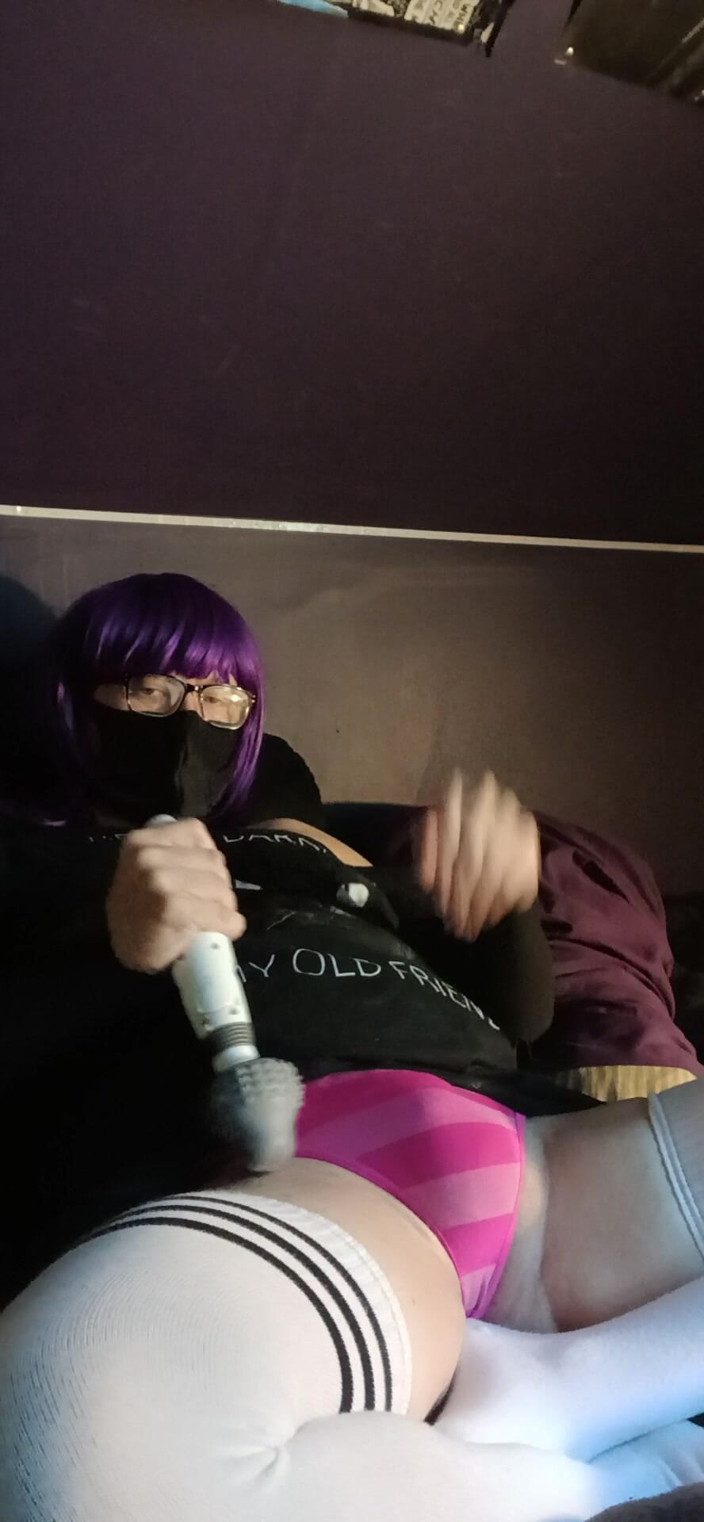 Raven LeSynn: Vibrator Masturbation and Cumming Through Panties with Raven Letrap