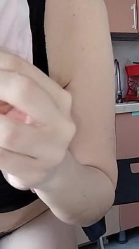 Amateur Wife Prepares Breakfast Naked. Hairy Pussy with MILF, Big Tits, Big Ass.