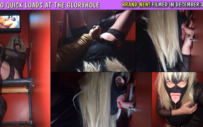 Tranny 4 cock: Två snabba laster vid Gloryhole