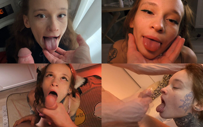 Elena Ginger: Babyface Teen Cumshot Compilation