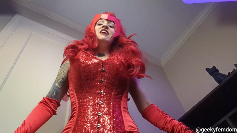 Geeky Femdom: 완다비전 - 스칼렛 마녀에 의해 축소