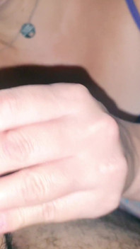 She Sucks and Masturbates Me Making Me Cum Deliciously