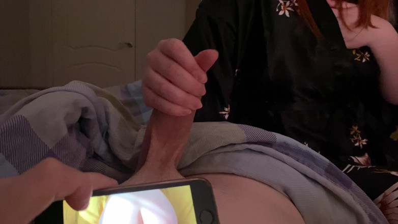 AmyHi: Hot Stepmother Caught Me Jerking off and Helped Me Cum