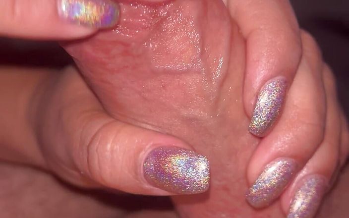 Latina malas nail house: Sparkle Nails Milking and Edging Cumshot