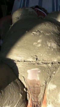 Julie Cunningham Covered in Mud, Tied up, Pissed Knickers