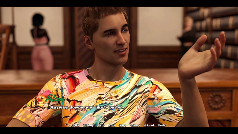 AVN Teller: Law College - the Librarian Likes to Show Cleavage to Her...