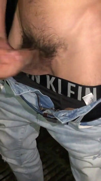 Uncut Cum Shower Solo Jerk off