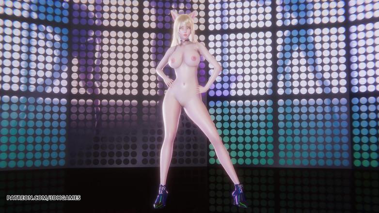 3D-Hentai Games: [mmd] Rainbow - сексуальна оголена танцювальна ліга Легенд, хентай без цензури