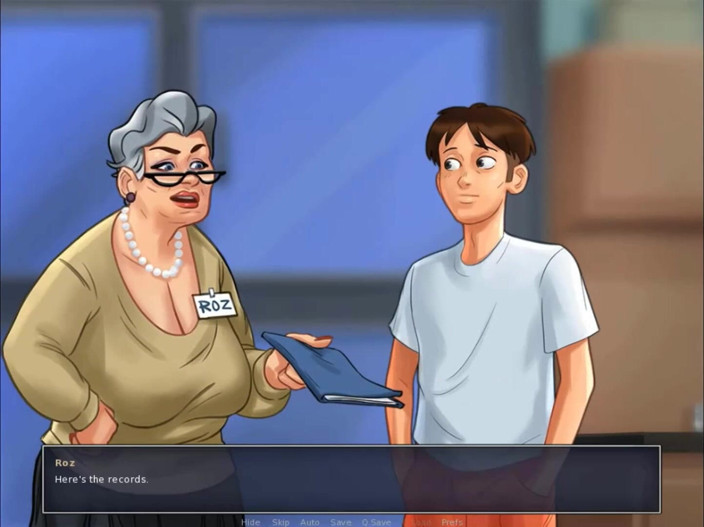 Cartoon Play: Summertime saga part 149 - fuck stepgrandmother doggy style