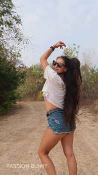 Public Walking and Beauty Flashing in Forest