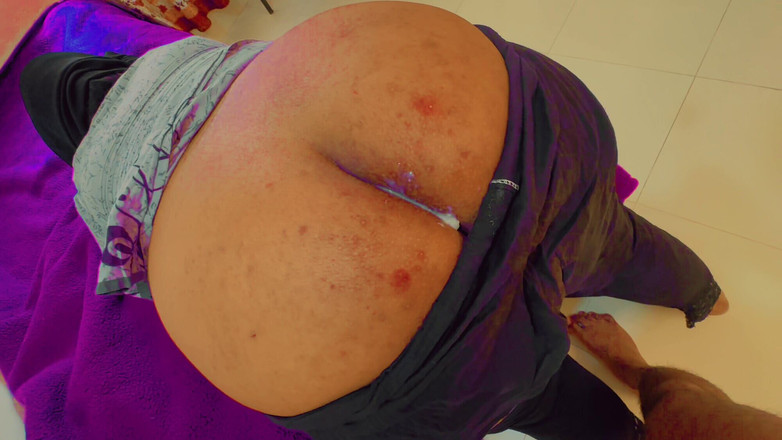 Aria Mia: सऊदी आंटी ko badi gand chudai aur pani Nikal uski gand...