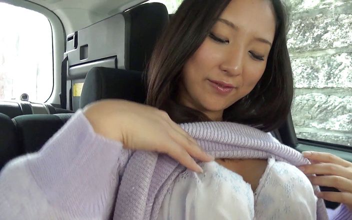 Caribbeancom: Casting japanese sweetie with amazing boobs gets spitroasted and creampied