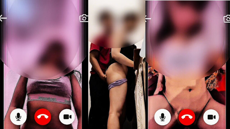 Hamster_Ball: Istriku meneleponku saat selingkuh dengan pembantu seksi di dapur