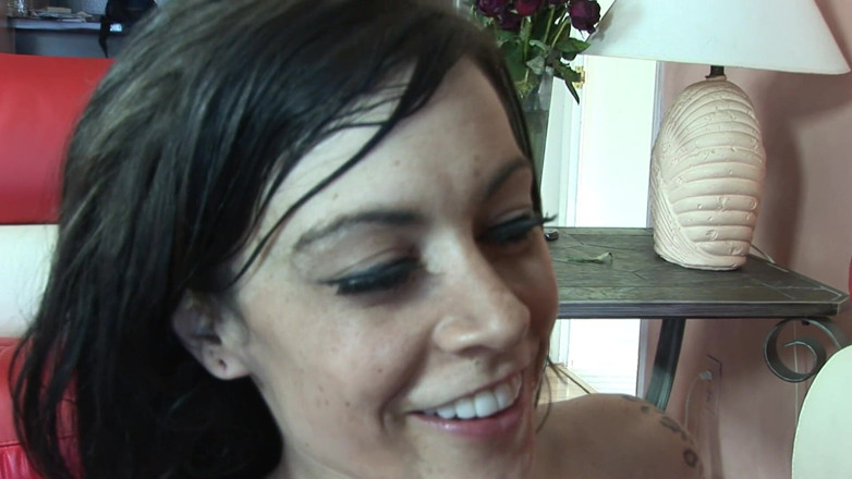 Cryptostudios: Brunette slut with tattoos enjoy riding big black cock