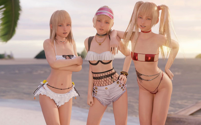 Sex-wiz: Ff Beach Party - non-stop creampies i wytryski