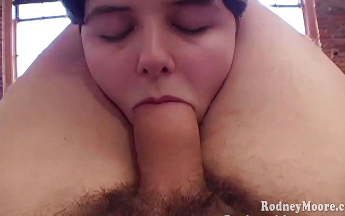 Scale Bustin Babes: Sweet horny chunky slut gets face full of cum