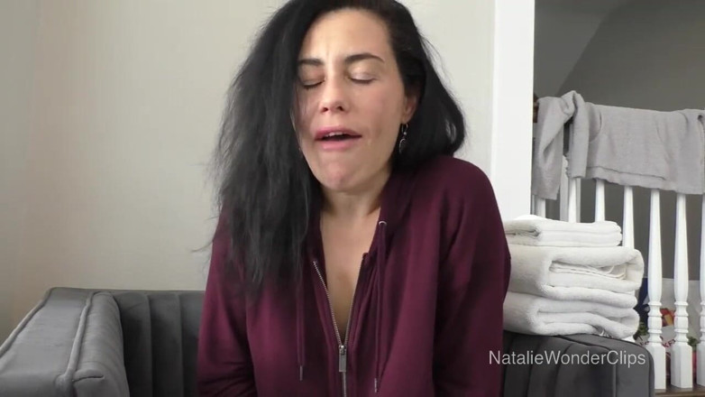 Natalie Wonder: Guys will be guys - Caught in the act but stepmom...