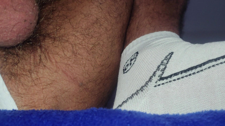 Stink HairyMale: White Socks and Underwear