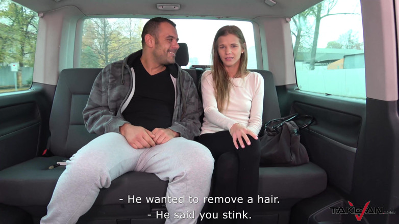 Take Van: Skinny huzzy is sex addict although she is acting a...