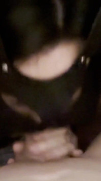 Stepsister Sneaks Under Covers and Sucks Dick to Get a Mouth Full of Cum