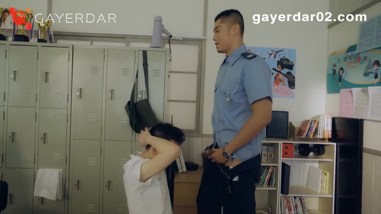 GAYERDAR: GD-018-Bukkake Pedeapsa fără prezervativ pentru elevul rebel și instructorul de liceu