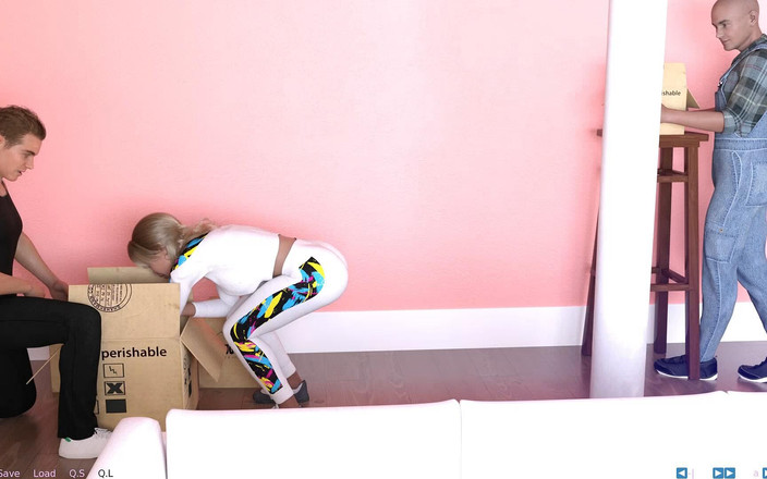 Adultgameplayvideos studio: Edward, petite amie l’ouvrier n° 2, regardait le cul de Lucrezia