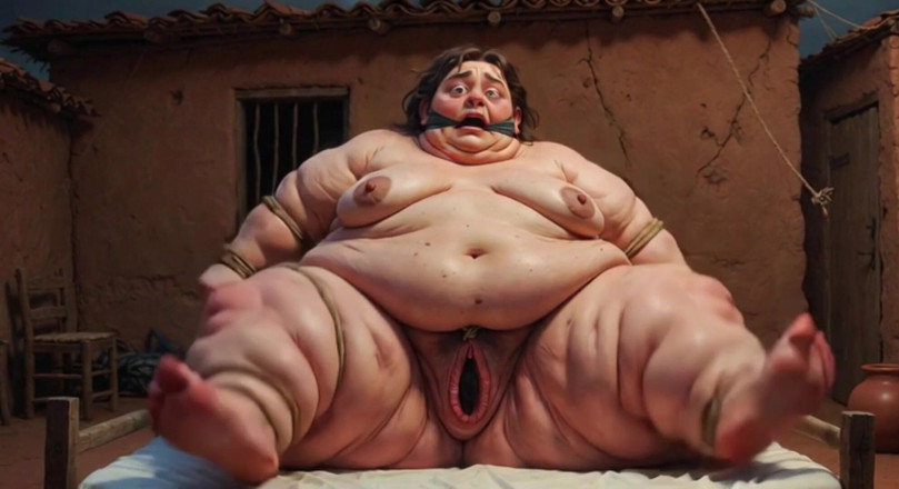 YOUR BEST FANTASY: SSBBW in Bondage - Desperate with Fat Wide Wet Pussy