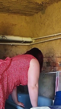 I Fucked a Village Whore Right in the Barn Where She Was Doing Laundry