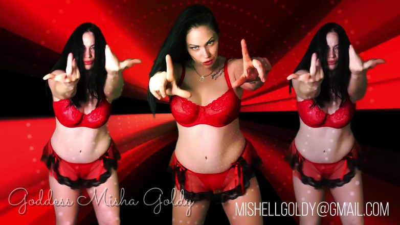 Goddess Misha Goldy: Manipulation-fantasy! I know you are so excited about giving me...