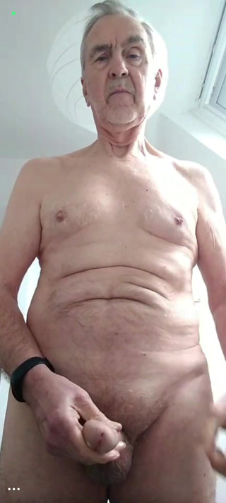 Silver Fox Sex: Got horny while I was painting