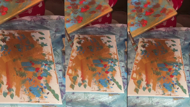 FinDom Goaldigger: W dużych okularach Asmr Akryl art kwitną w mgle część 1