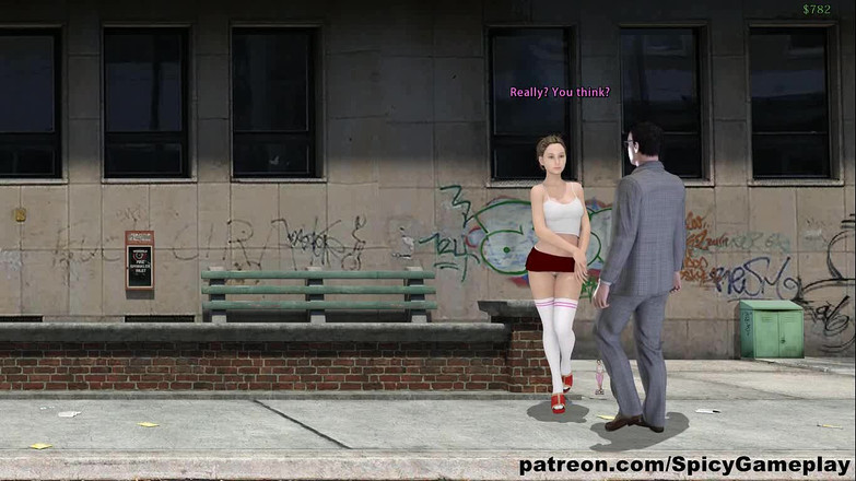 Dirty GamesXxX: Adventures Of Willy D : une fille stupide et un mec...