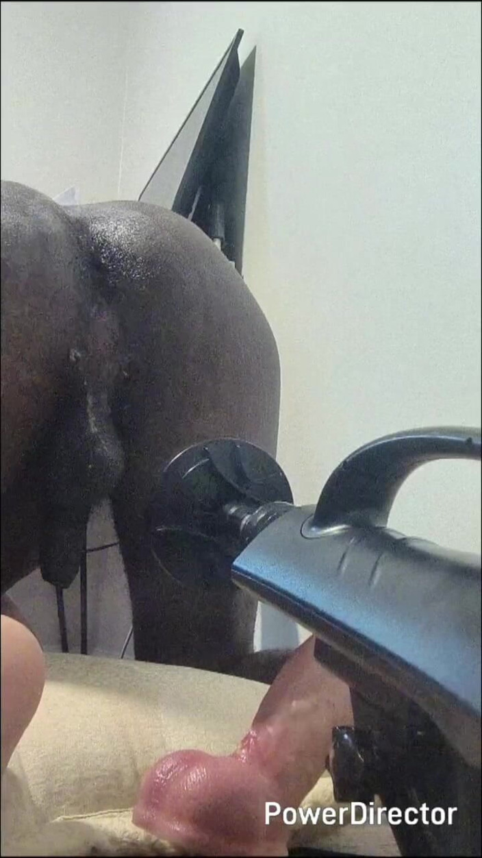 DaBlackFemboy: Femboy Addicted to Dildo Hands Free Creamy Orgasms on Fuck...