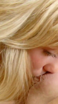 Blonde college teen is fucked with a big cock by neighbors