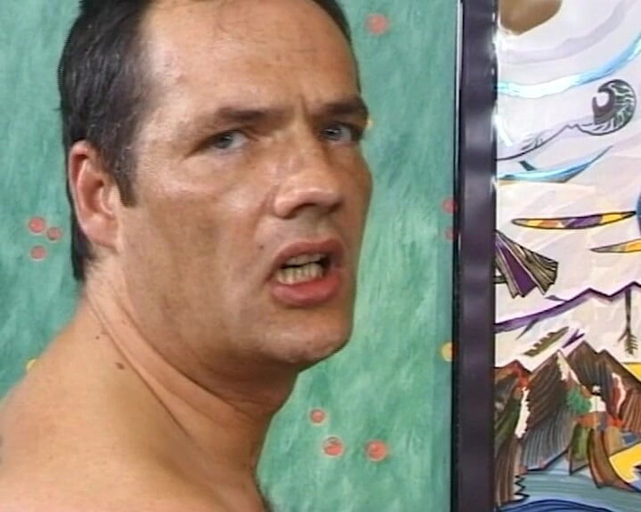 BB Video - Old School: Alman amatör genç büyük doğal memeli esmer çifte penetrasyon