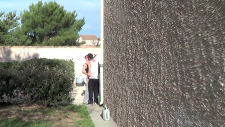 FRENCH STRAIGHT BOYS FUCKING GAY: French twink Lilou fucked by his straight frienc curious
