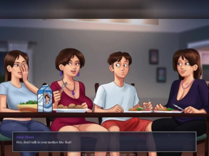 3DXXXTEEN2 Cartoon: Diane decides to move in. 3D porn cartoon sex