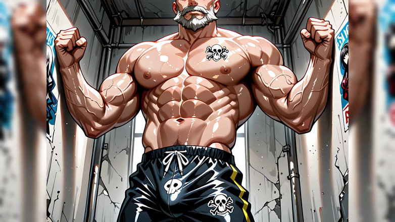 Erotic Man: 拥有巨大肌肉的Ai Men