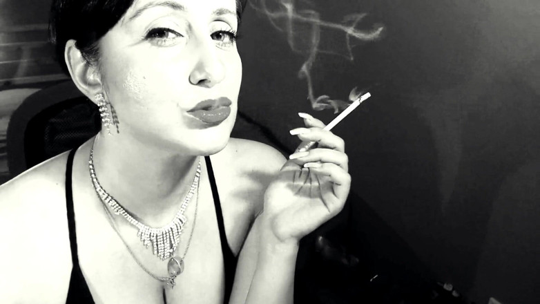 LegsOnHeels: Smoking tease in classy outfit