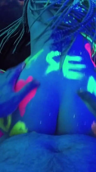 Blacklight Fun with Melanie Sugar